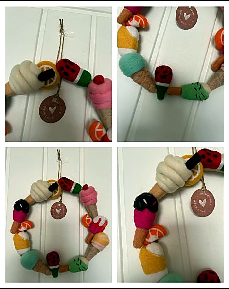Ice cream wreath